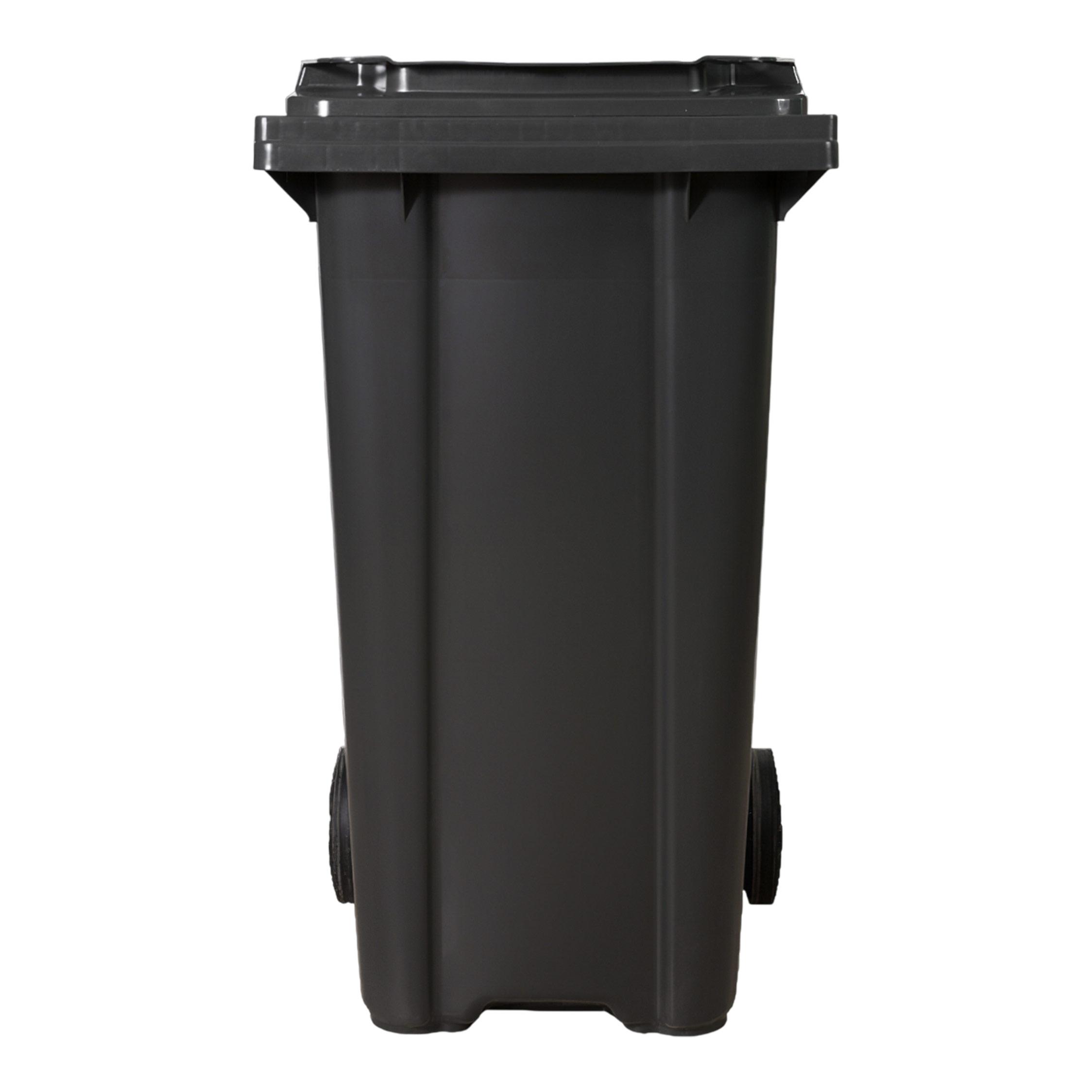 Cos pentru transportarea deseurilor  240 L pe roti (gri inchis) STANDART HE