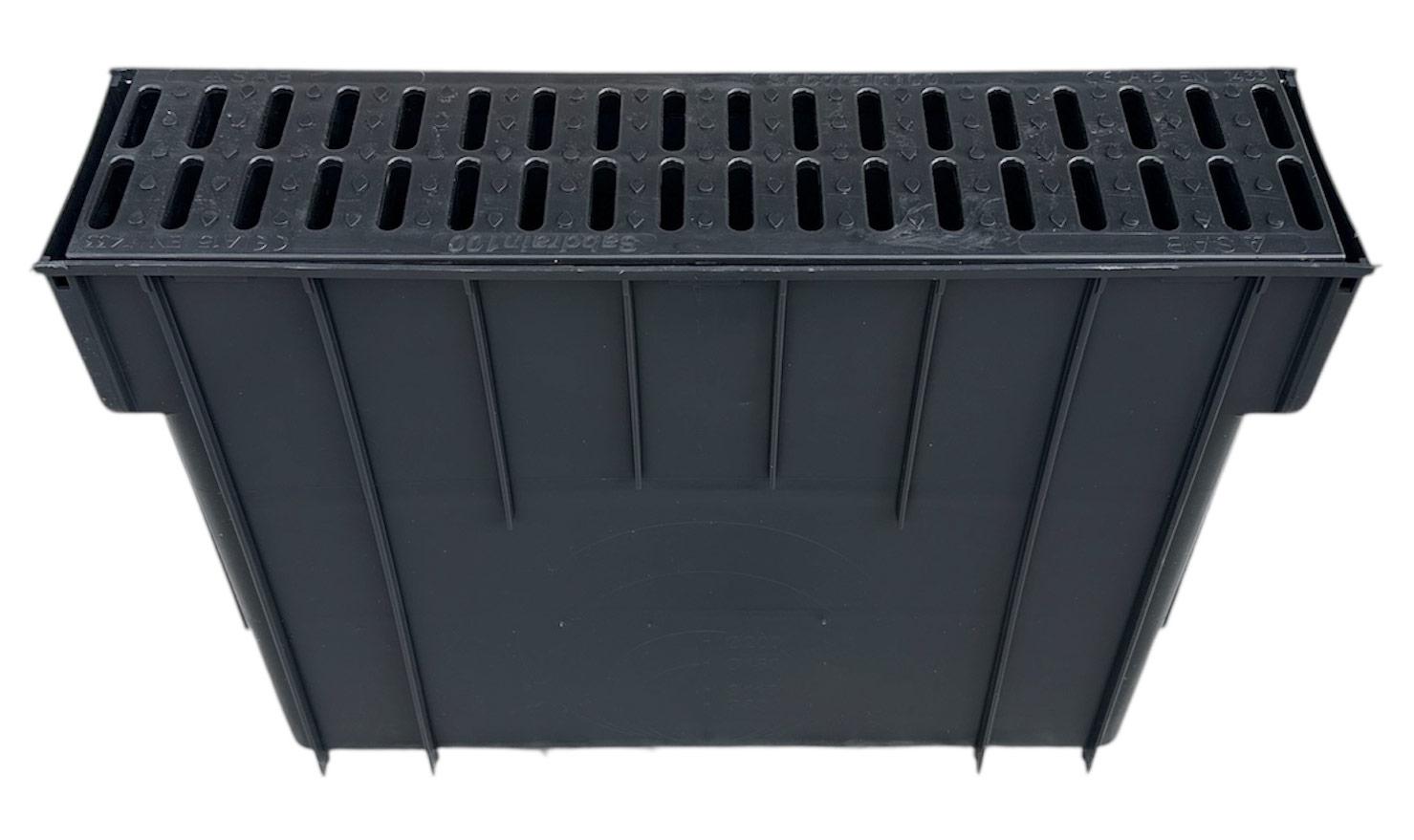 Canal canalizare PP  500x400x100 mm cu grila din PP  SAB