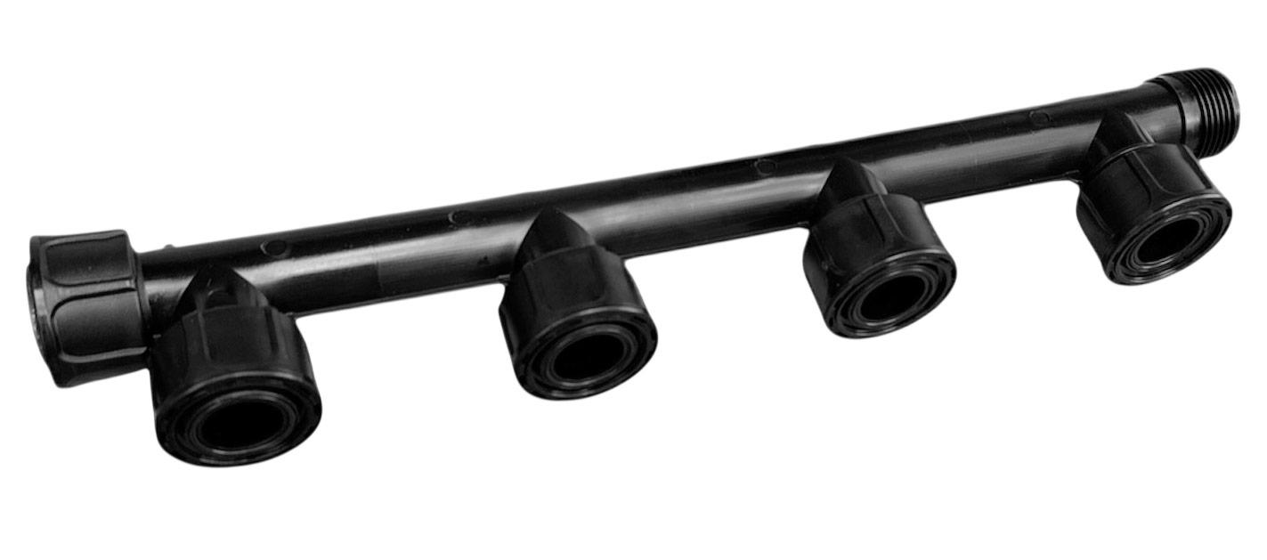 Гребенка D. 1" М/П на 4 электромагнитных клапана (орошение)  SAB