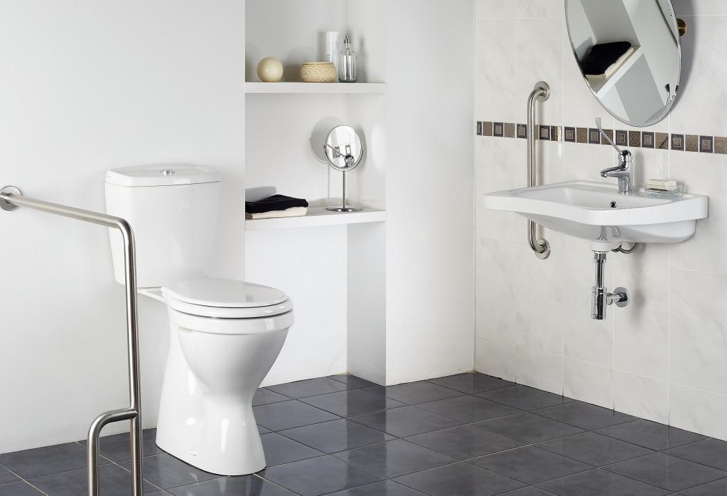 Lavoar pentru persoane cu dizabilitati 60 cm  EGE VITRIFIYE
