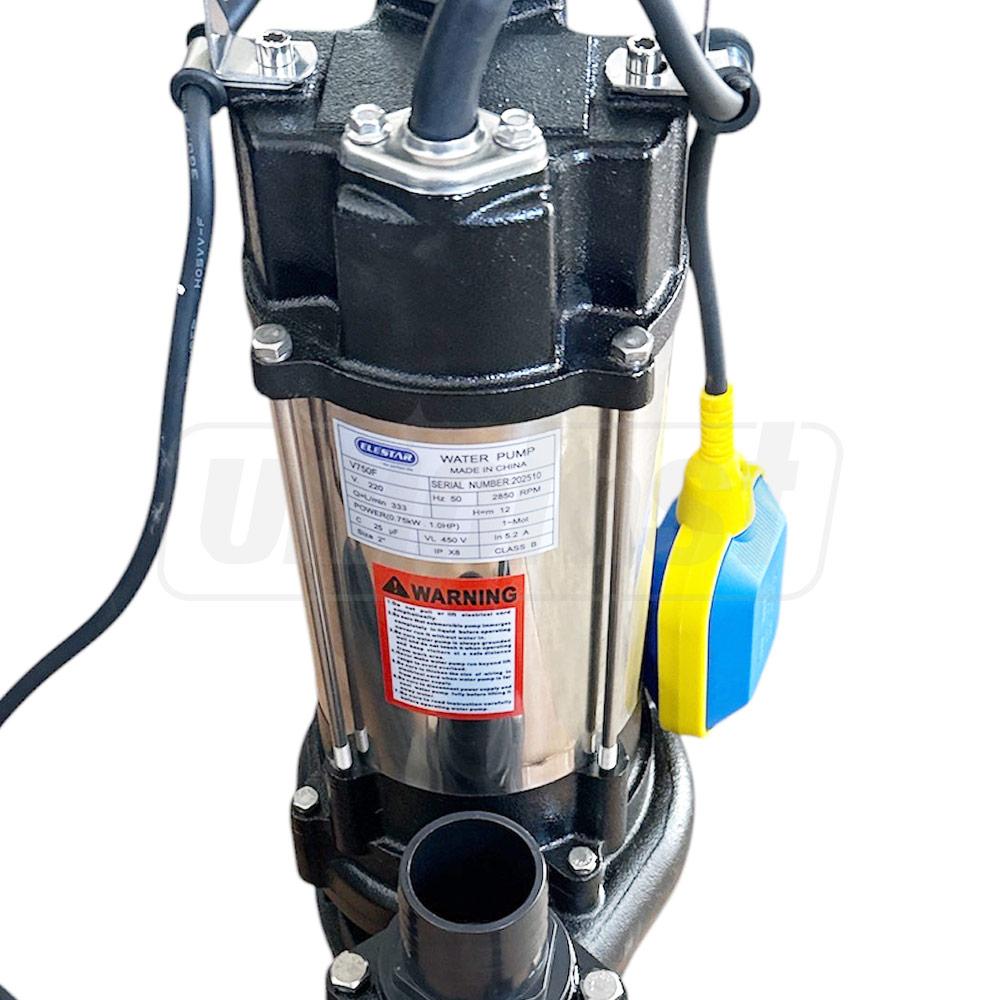 Pompă centrifugă de drenaj V750F 1HP 0,75kW, ELESTAR