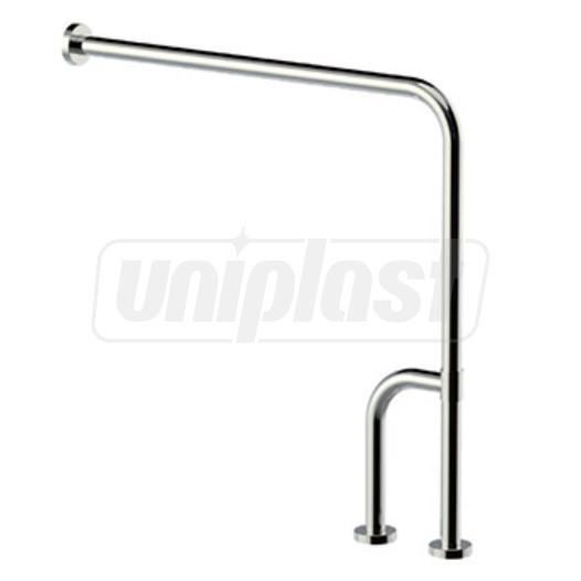 Bara de sprijin podea-perete cu picior din inox D. 32  FEHA