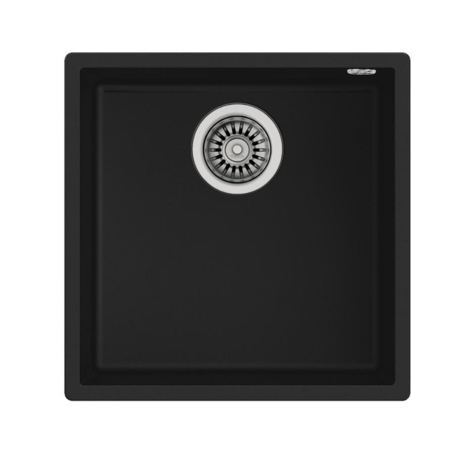 Chiuveta de bucatarie din granit SQUARE 40.40 TG  40 x 40 cm  (negru) TEKA
