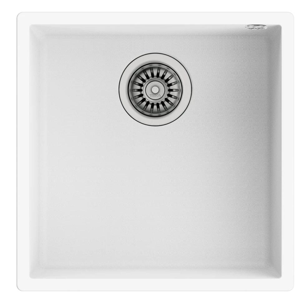 Chiuveta de bucatarie din granit SQUARE 40.40 TG  40 x 40 cm  (alba) TEKA