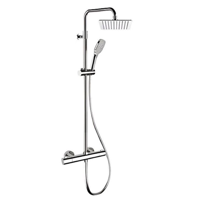 Bara dus pentru incorporare set (mixer,intrerupator,termostat,suport,furtun,duza) (cromat) Art.EQ32X8CPUFD25 REMER
