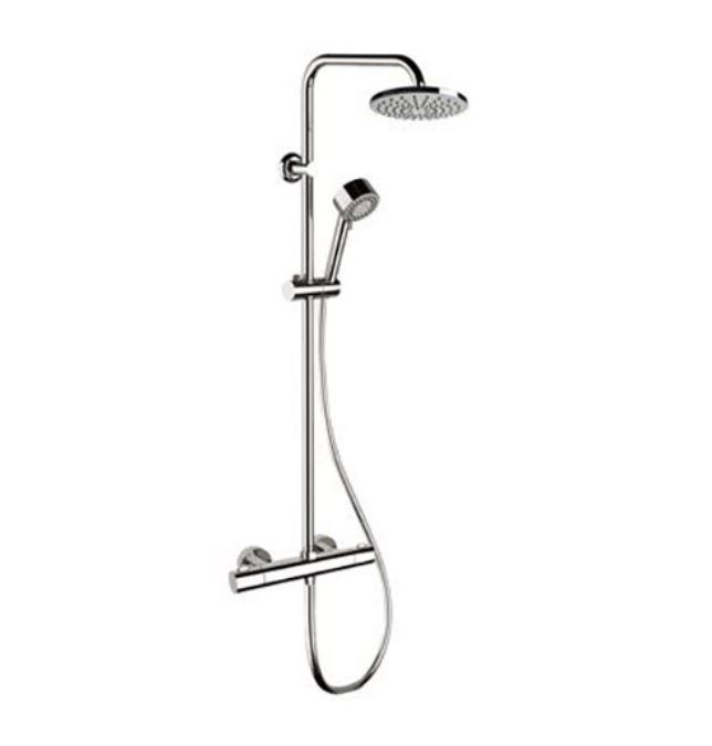 Bara dus pentru incorporare set (mixer,intrerupator,termostat,suport,furtun,duza) (cromat) Art.EQ32XEC20  REMER