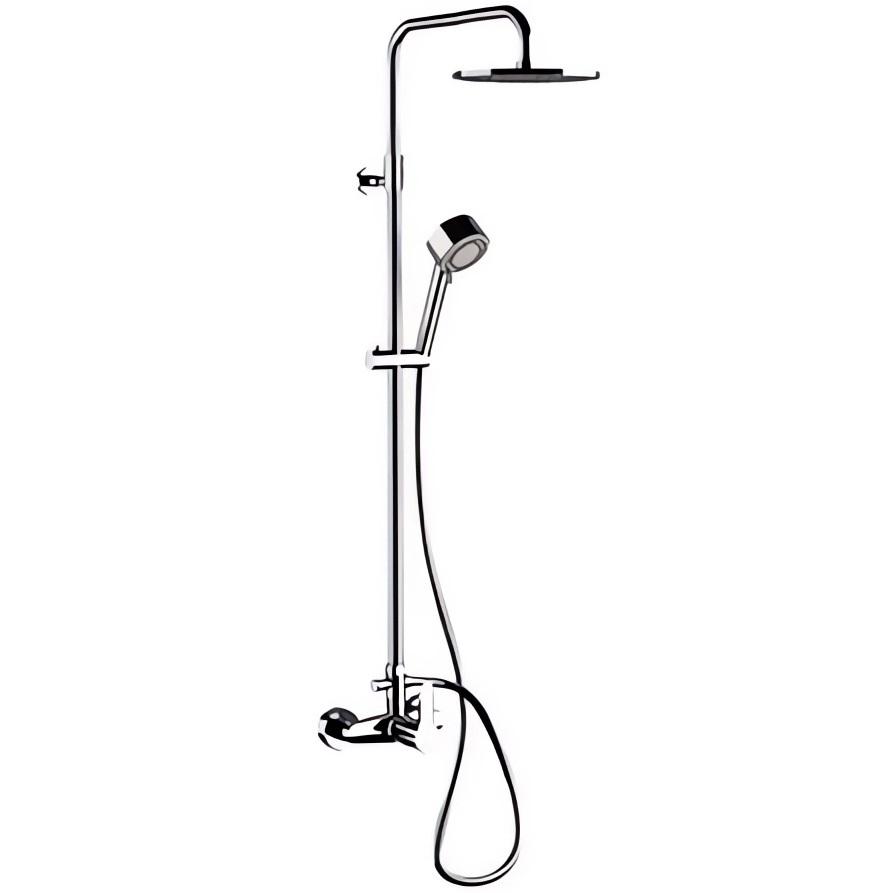 Bara dus pentru incorporare set (mixer,intrerupator,suport,furtun,duza) (cromat) Art.W37AMD20  REMER