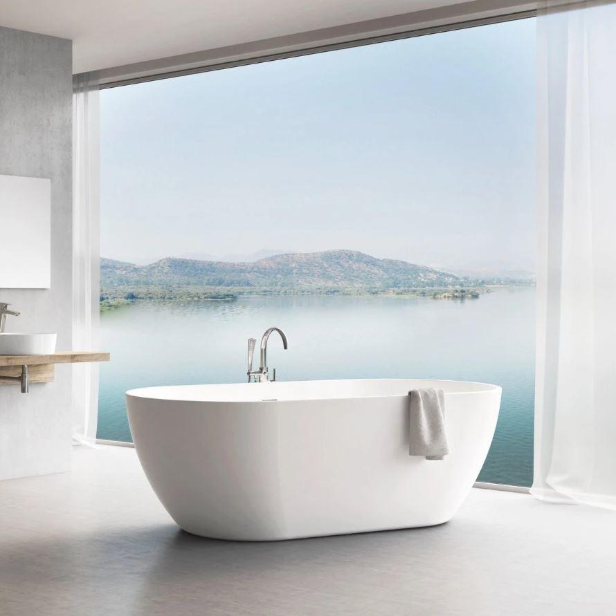 Сada independenta din acril Freedom O White 1690 x 800 cm  07783  RAVAK