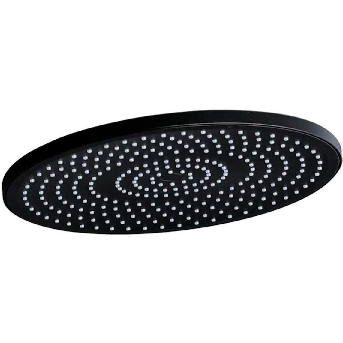 Cap de dus din tavan rotund D.250 G006-25 (negru)  GAPPO