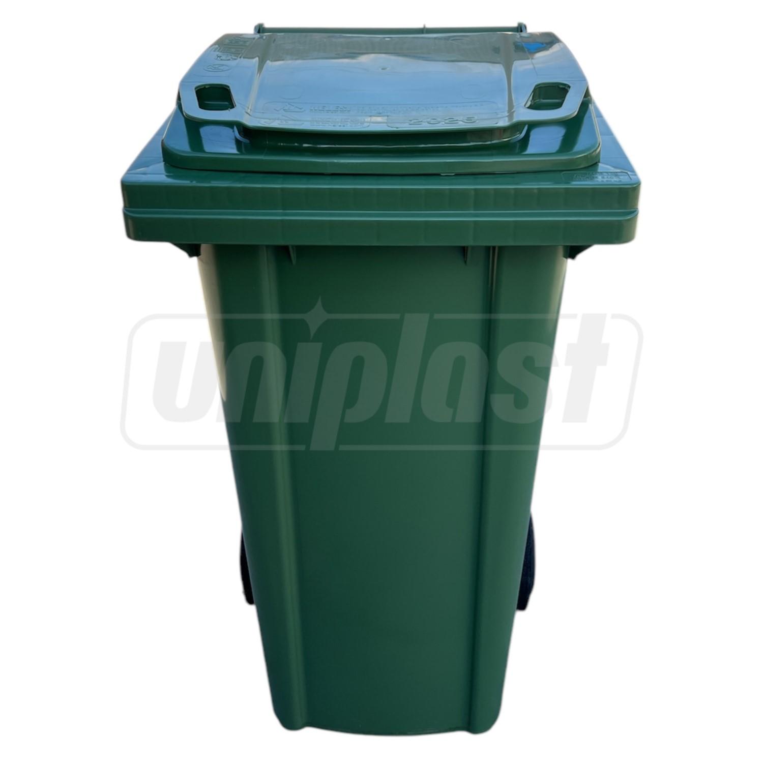Cos pentru transportarea deseurilor  120 L pe roti (verde) HE