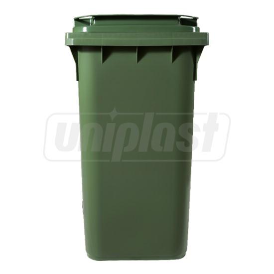 Cos pentru transportarea deseurilor 360 L pe roti (verde) HE