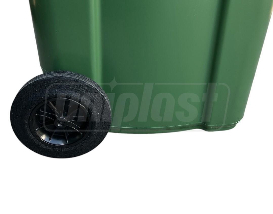Бак мусорный  240 л на колесах (зеленый) HE
