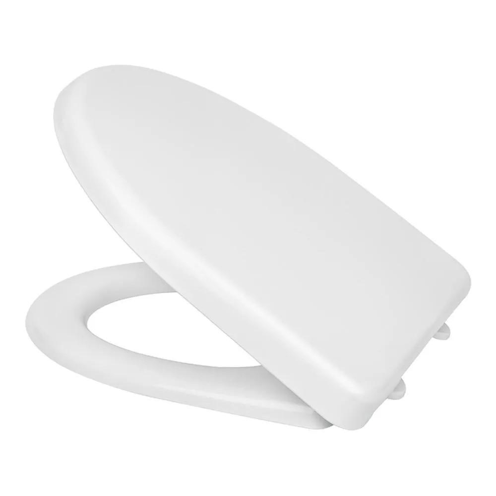 Capac WC polipropilen, universal (alb) cu fixare din metal, 365х445 mm СП6-М  SOLOPLAST