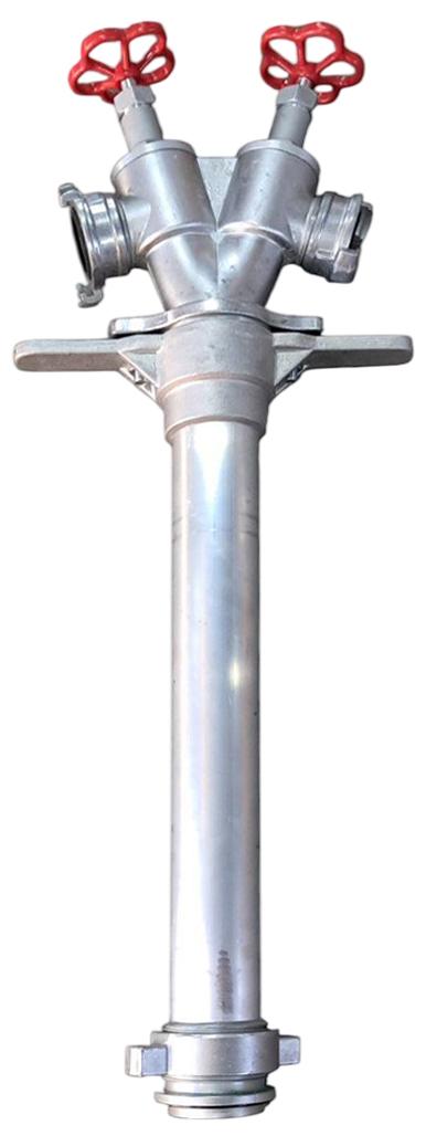 Adaptor dublu pentru hidrant antiinc D. 80 GOST 2x50