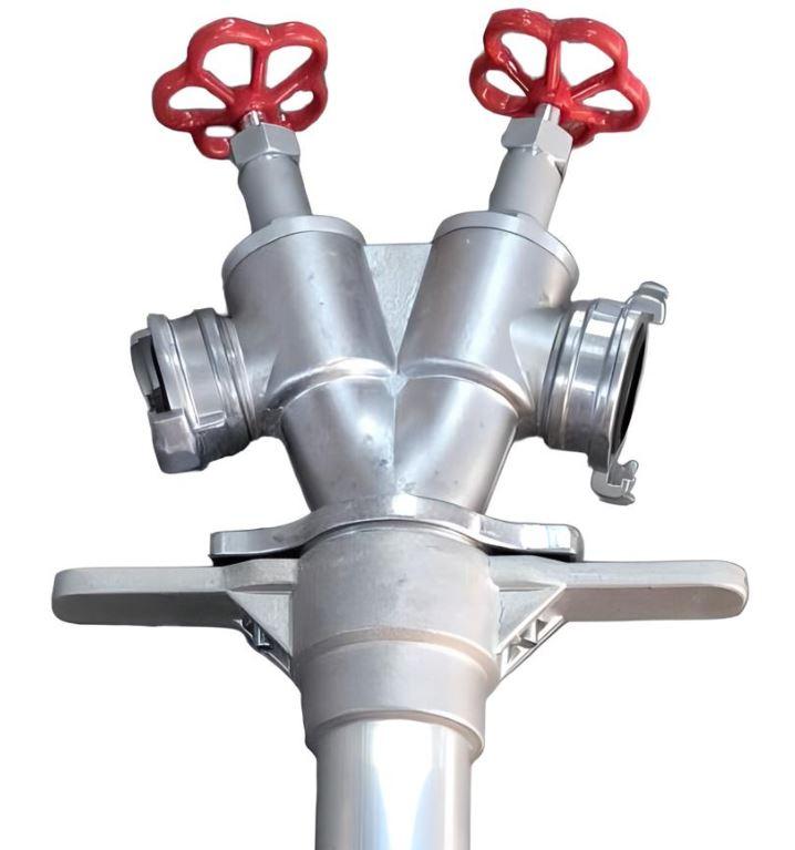 Adaptor dublu pentru hidrant antiinc D. 80 GOST 2x50