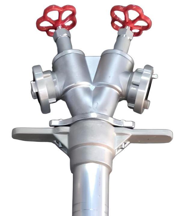 Adaptor dublu pentru hidrant antiinc D. 80 STORZ 2x52