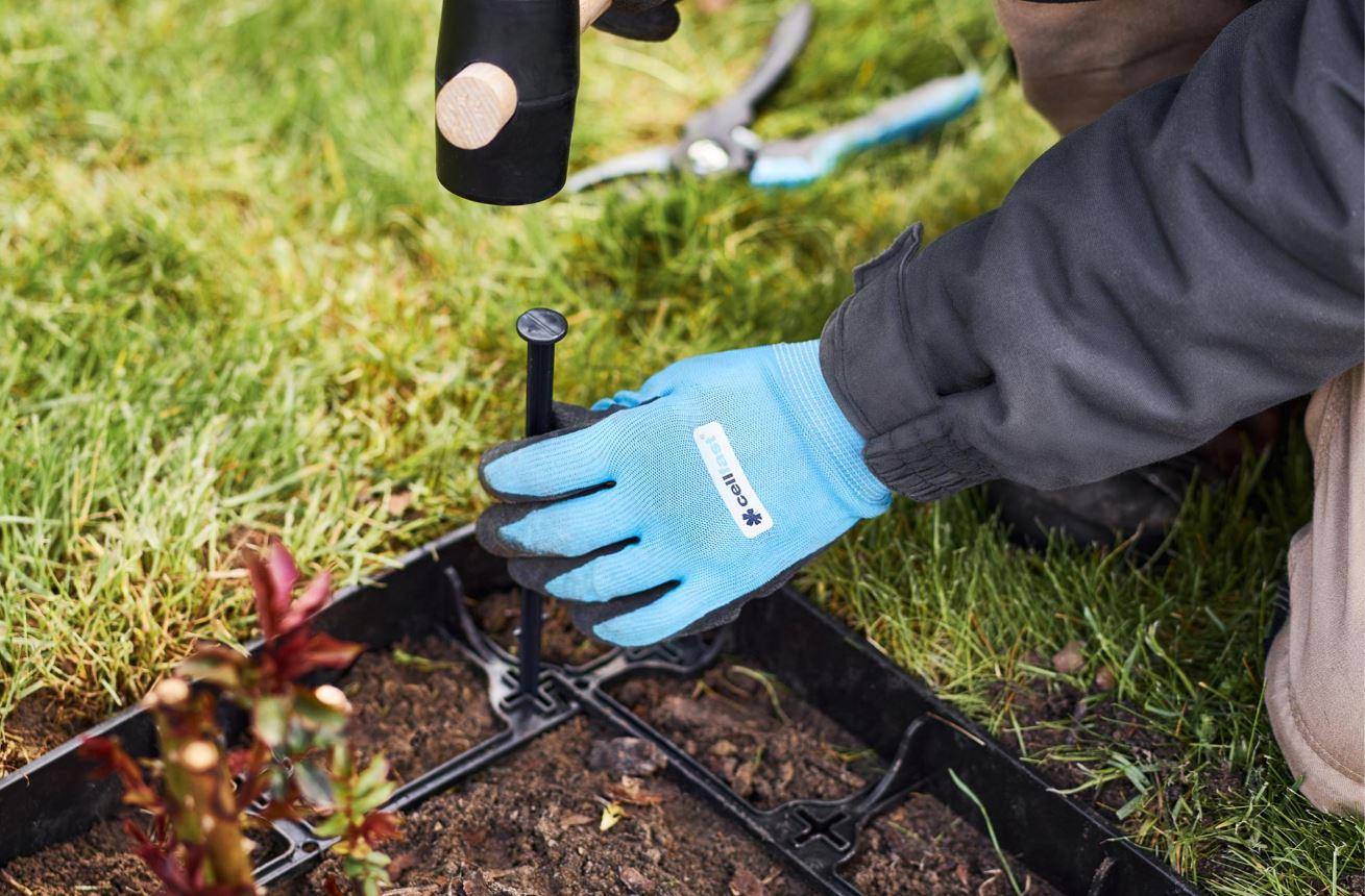 Bordura gazon 8 x 1000 cm, H=78 mm (set 8 buc.) (negru) Unibord   CELLFAST