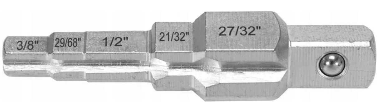 Cheie în trepte pentru radiator YT-03316 1/2"- 3/8", 27/32"  YATO