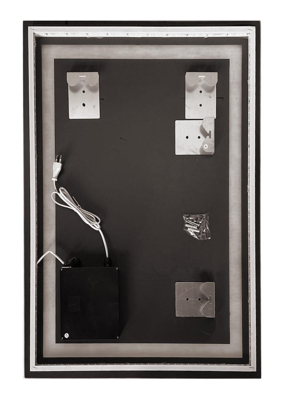 Oglinda pentru baie LED 6000K (dreptunghiulara cu janta) 60 x 80 cm IP44  UNIPLAST