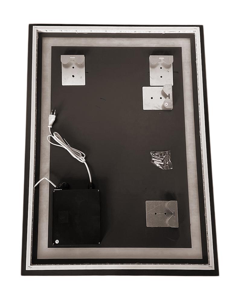 Oglinda pentru baie LED 6000K (dreptunghiulara cu janta) 60 x 80 cm IP44  UNIPLAST