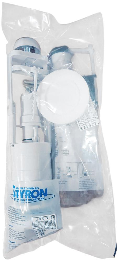 Mecanism complet pentru rezervor monobloc cu un buton, D. 3/8" filet cupru STY-731-R-A  STYRON