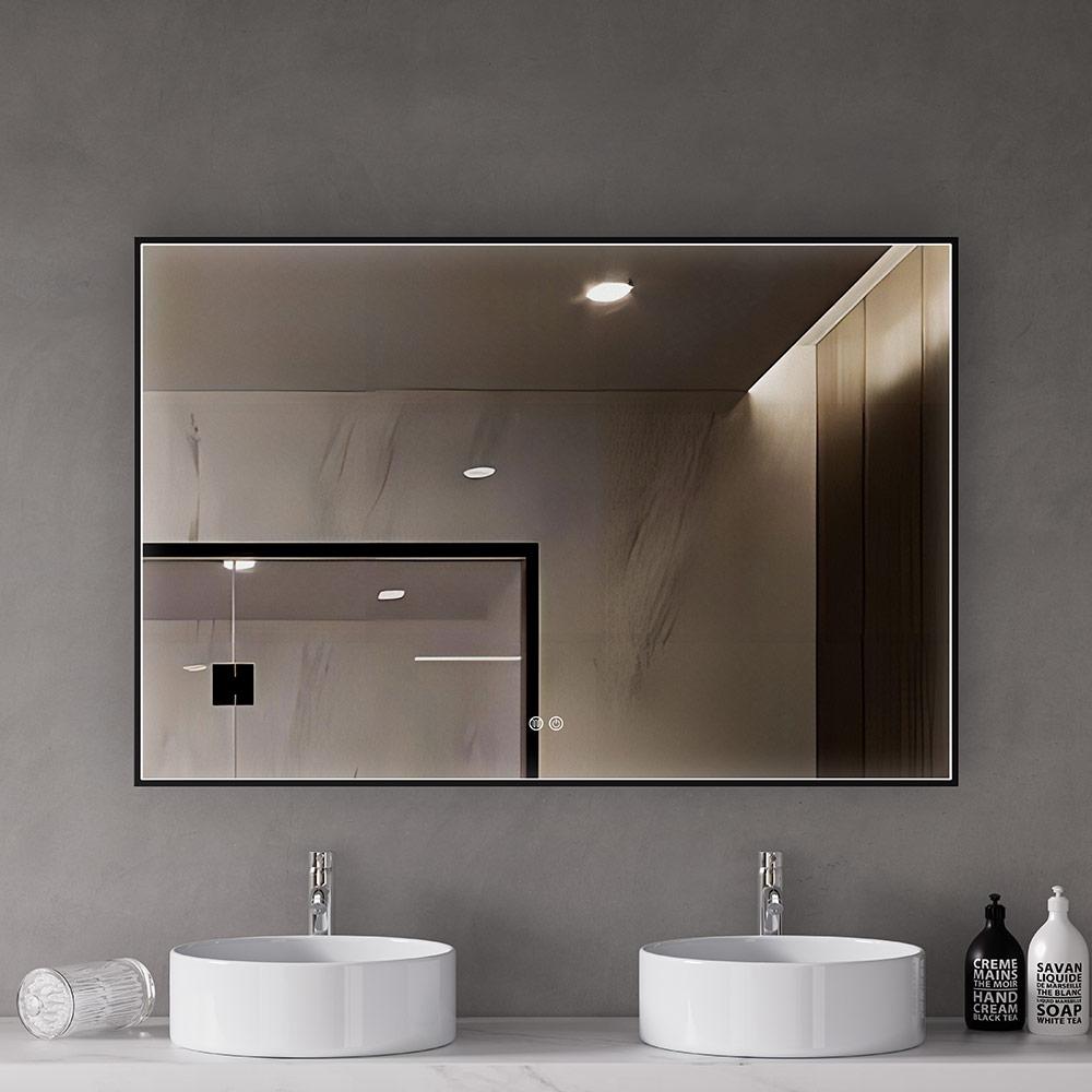 Зеркало для ванной LED 2700/4000/6000K (прямоугольное) 100 x 60 см IP44  UNIPLAST