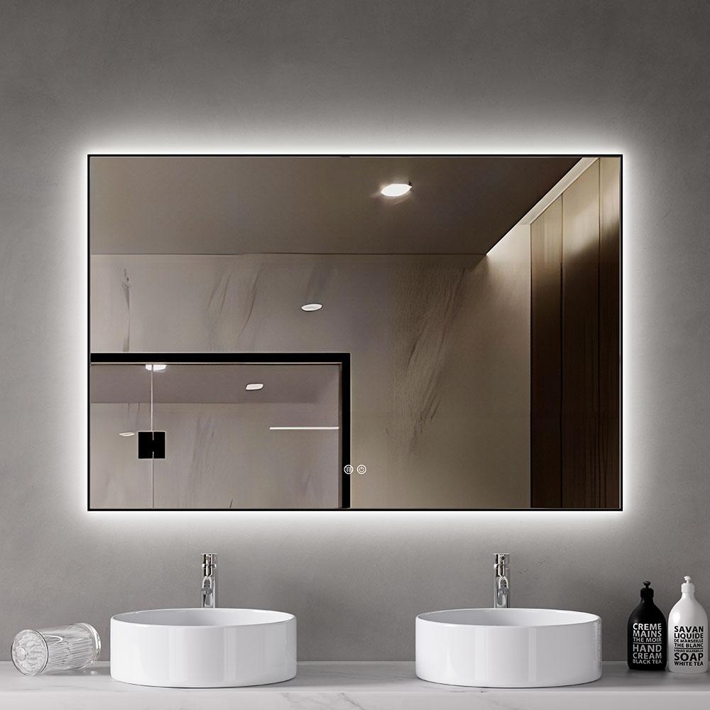 Зеркало для ванной LED 2700/4000/6000K (прямоугольное) 100 x 60 см IP44  UNIPLAST