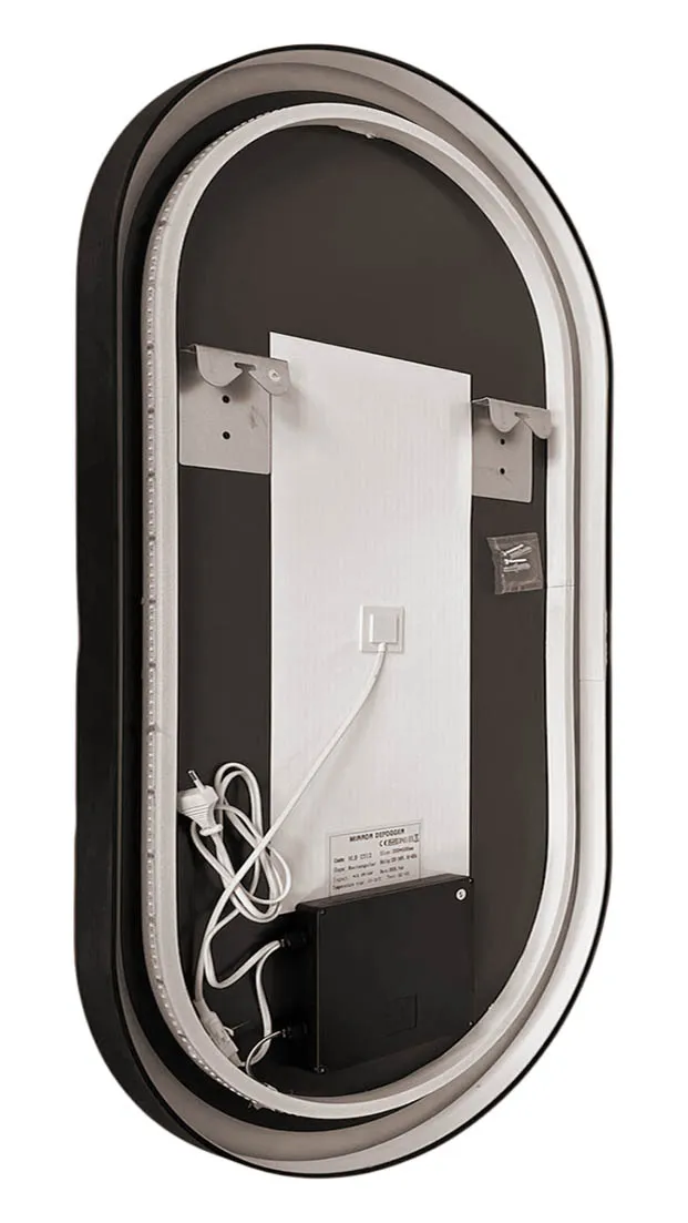 Oglinda pentru baie LED 2700/4000/6000K (dreptunghiulara cu janta) 50 x 100 cm IP44 UNIPLAST