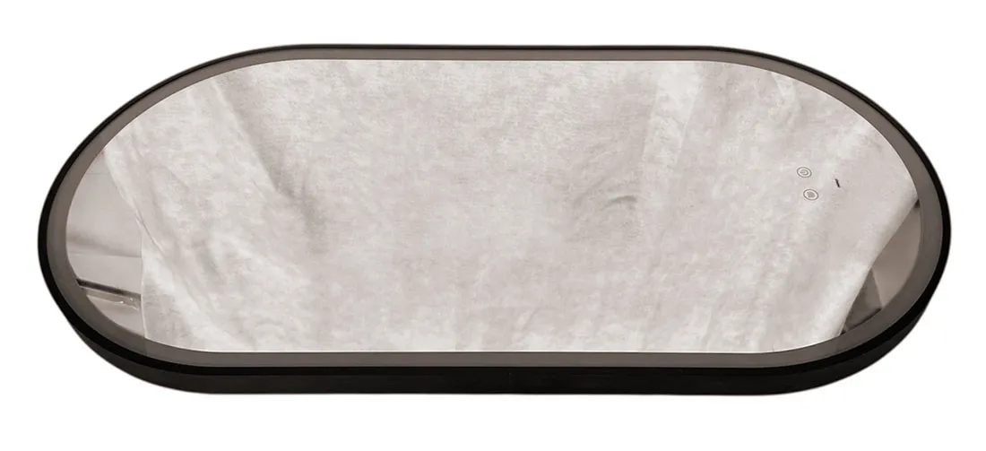 Oglinda pentru baie LED 2700/4000/6000K (dreptunghiulara cu janta) 50 x 100 cm IP44 UNIPLAST