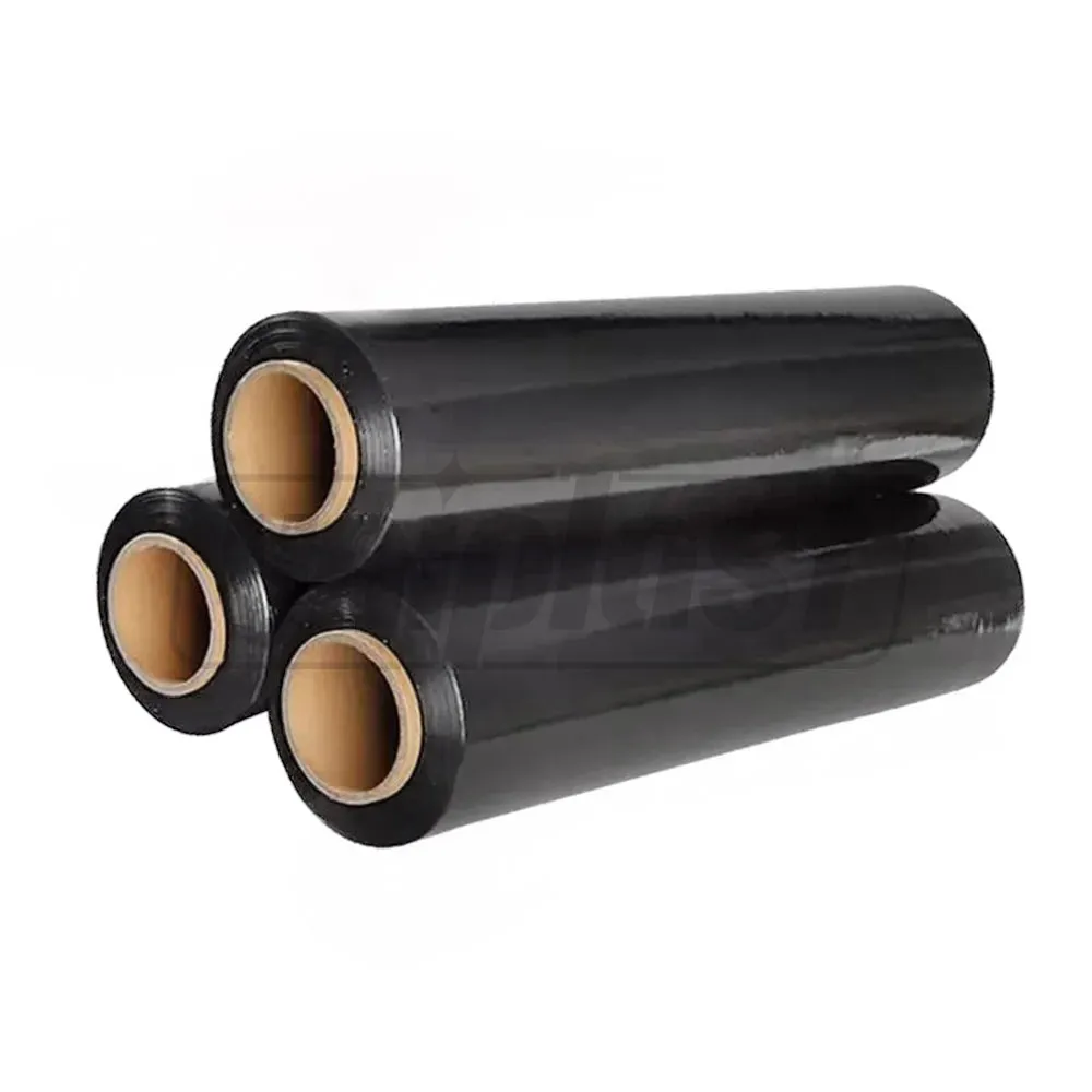 Folie polietilena (pelicula alimentara)  80 mcm (neagra) (3 m x 100 m) 19 kg  ABS