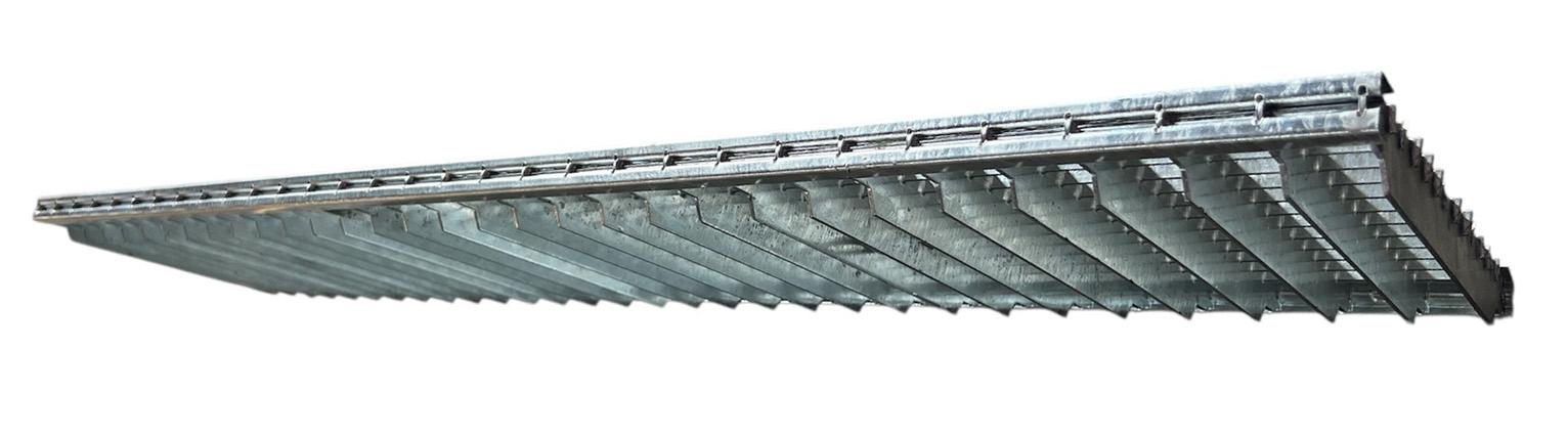 Rigola canalizare  din otel B125 1000x200 mm  Heelsafe Mesh 33x15 VIP  MUFLESYSTEM