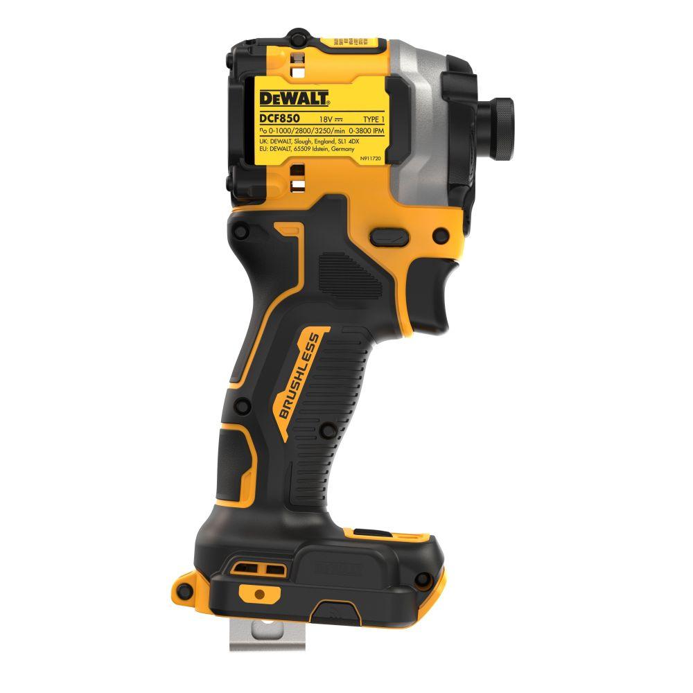 Masina de insurubat cu impact pe acumulator DCF850NT Li-lon 18V 3 viteze fara acumulator  DEWALT