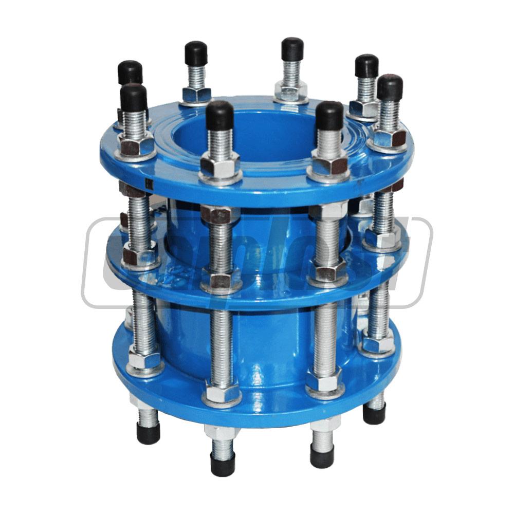 Compensator de montaj (fonta) cu tiranti D.100 PN10/16 (8 gauri) pentru apa potabila  BLUCAST