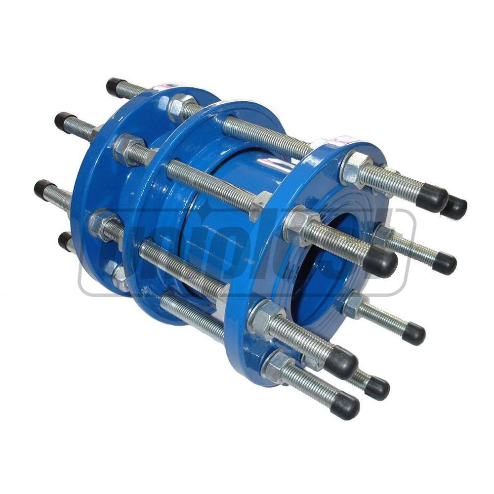 Compensator de montaj (fonta) cu tiranti D.100 PN10/16 (8 gauri) pentru apa potabila  BLUCAST