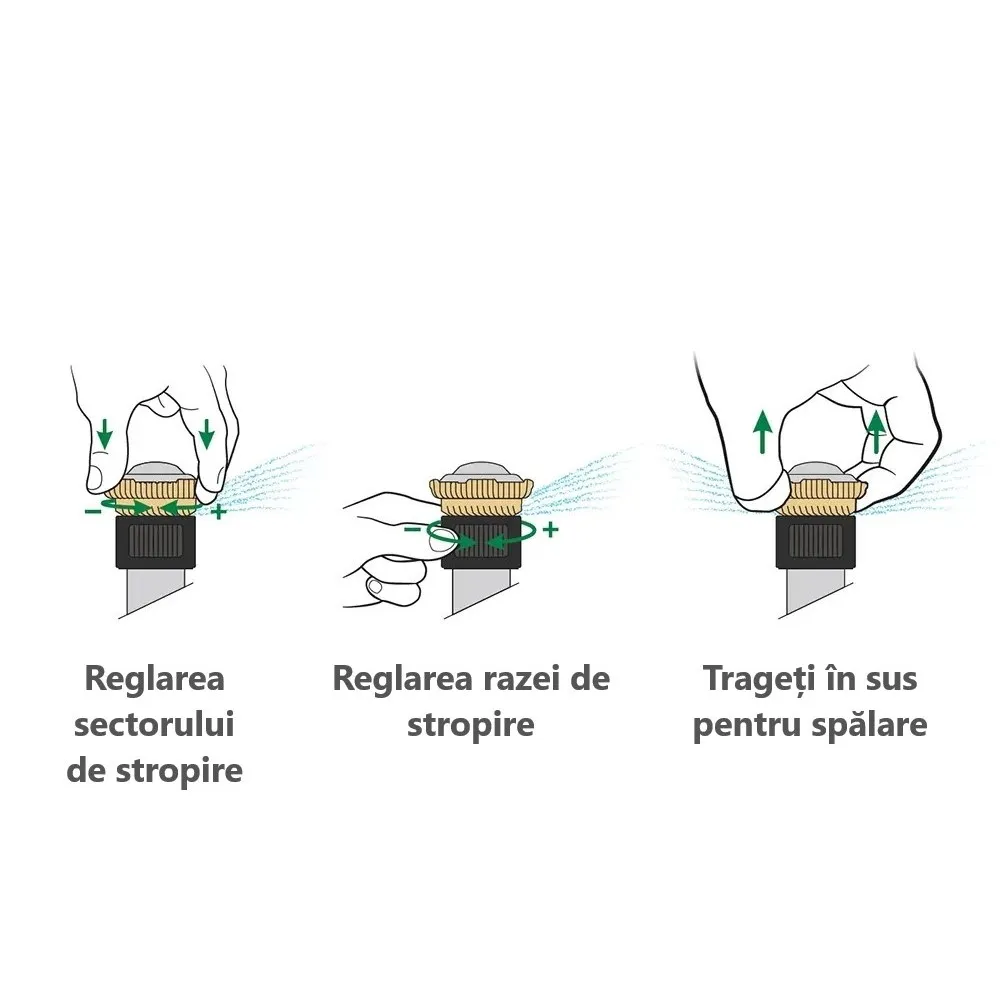 Duza rotativa R-VAN18 45-270°, R=4.0-5.5 m (galbena)  RAIN BIRD