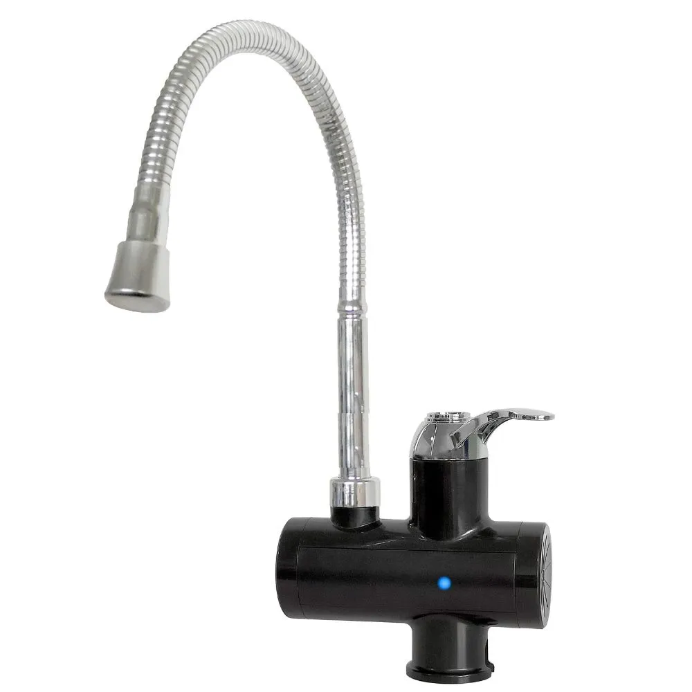 Электроводонагреватель проточный с индикатором Aquafix Basic 2 чёрный