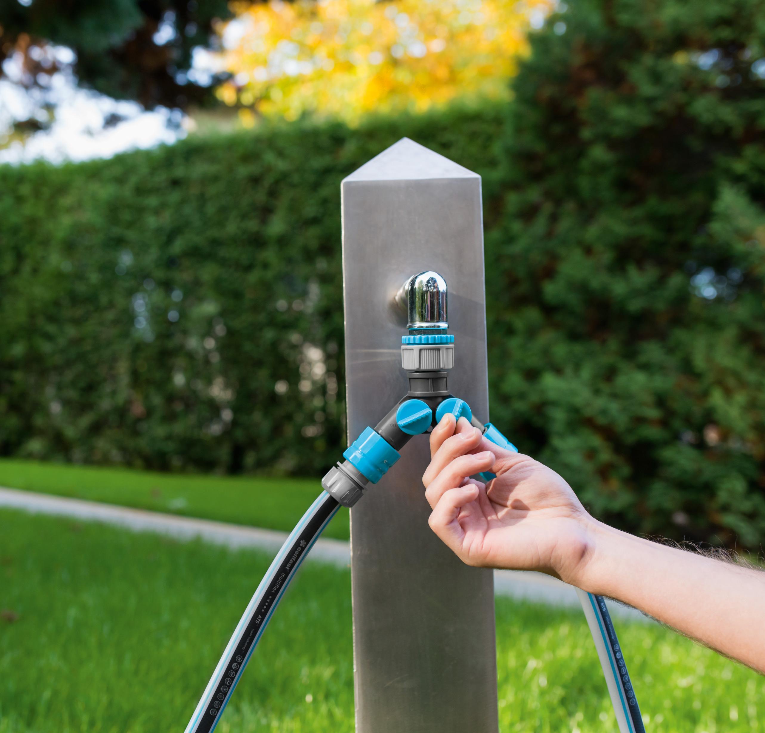 Distribuitor cu 2 cai pentru furtun  CELLFAST