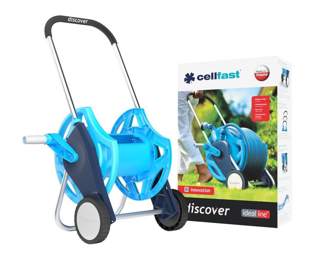 Тележка для шланга DISCOVER (1/2" x 60 м) CELLFAST