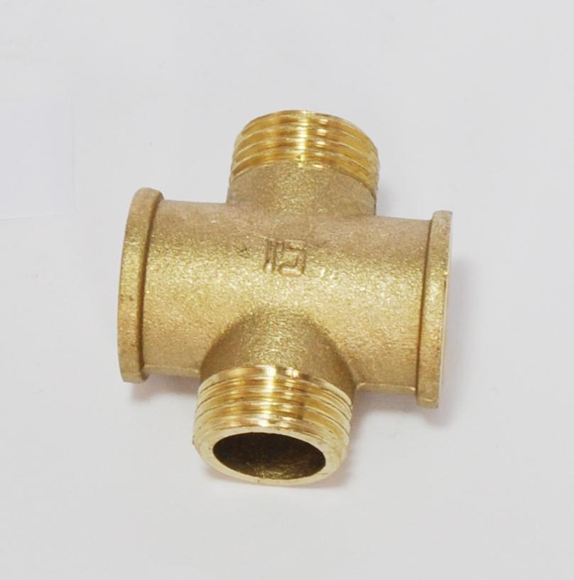 Крестовина D.  1/2" П/М/П/М бронзовая U (A4603A)