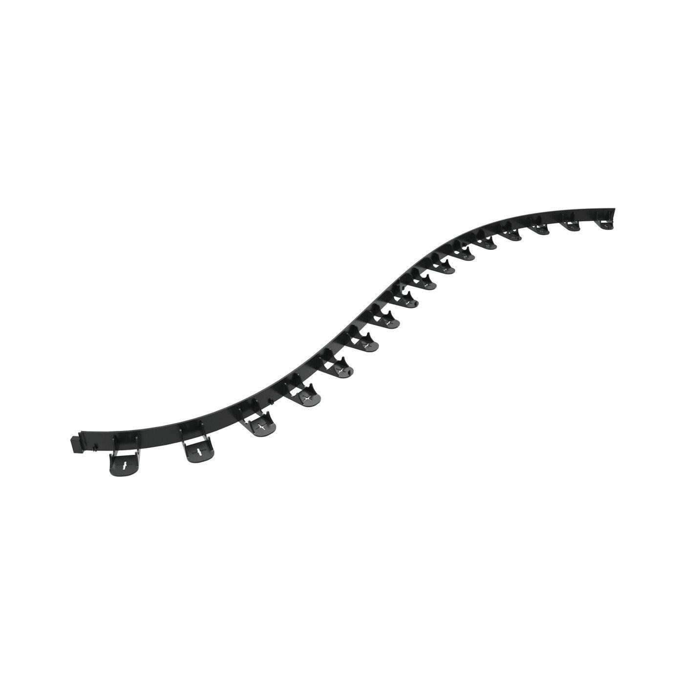 Bordura gazon flexibil 4 x 100 cm , H=45 mm (set 4 buc.) (negru) Unibord SET CELLFAST