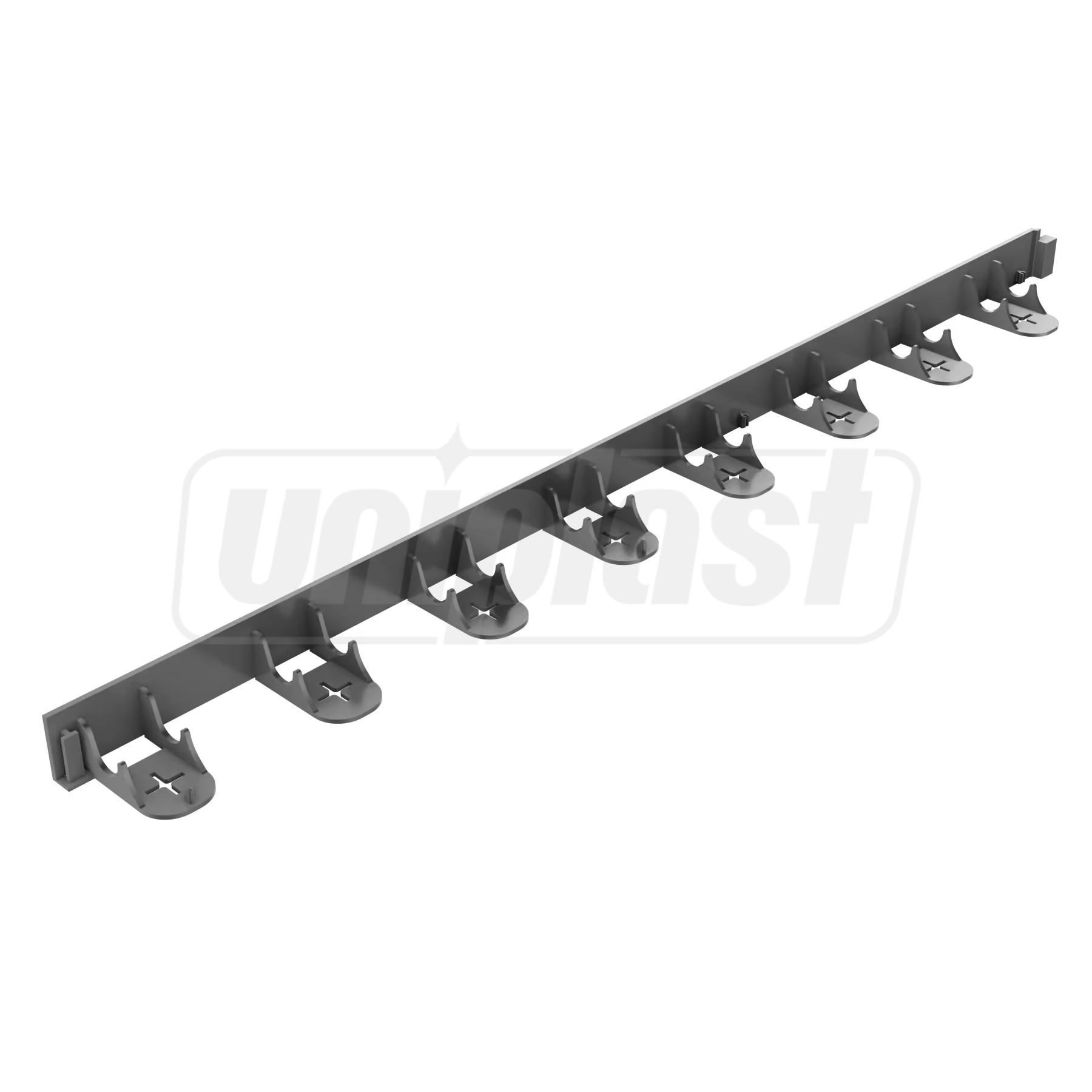 Бордюр садовый гибкий 4 x 100 cм, H=45 мм (комплект 4 шт.) (черный) UNIBORD™ SET  CELLFAST  СНЯТ
