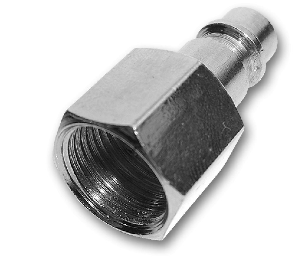 Штуцер пневматический Мама D. 1/4" сталь хромированная SE2-2PF/STEEL BRADAS