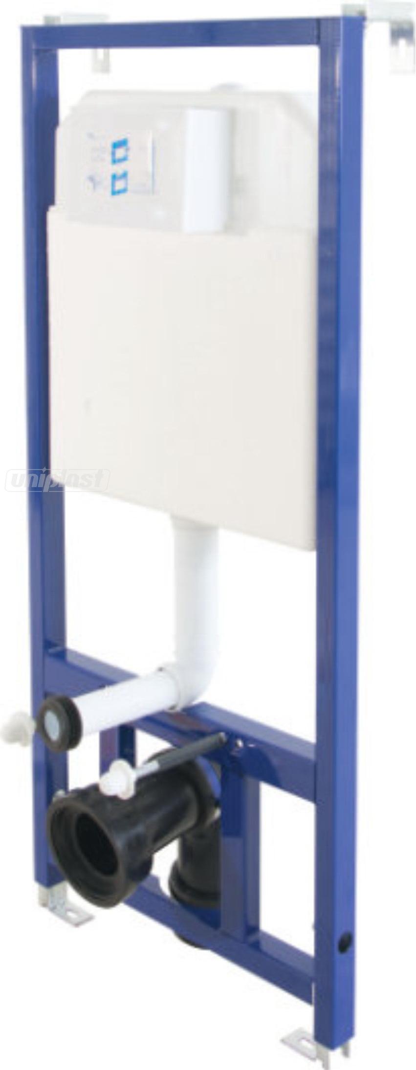 Rezervor incastrat pentru vas WC suspendat (cu cadru) 3/6 l SLIM 80 fara buton (A112-001) VISAM