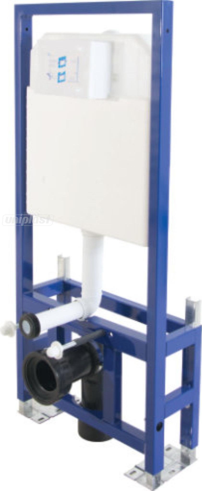 Rezervor incastrat pentru vas WC suspendat 3/6 l (Free Standing) SLIM 80 fara buton (A112-002)  VISAM