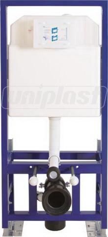 Rama WC pentru vas suspendat 3/6 l (Free Standing) SLIM 80 fara buton (A112-002)  VISAM