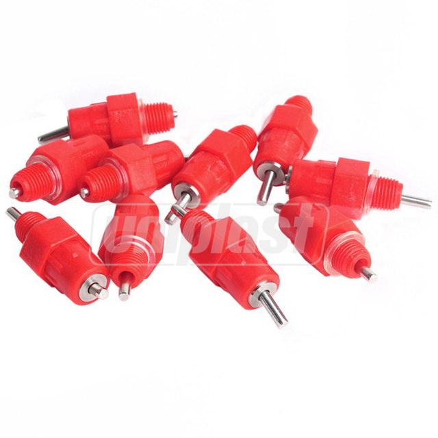 Adapatoare cu niplu 360° A12 din plastic pentru pasari/iepuri