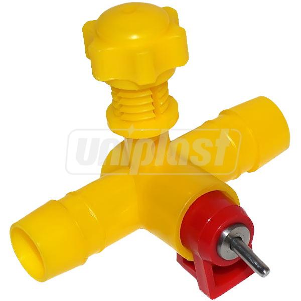 Adapatoare cu niplu 360° A25 din plastic pentru pasari (cruce)