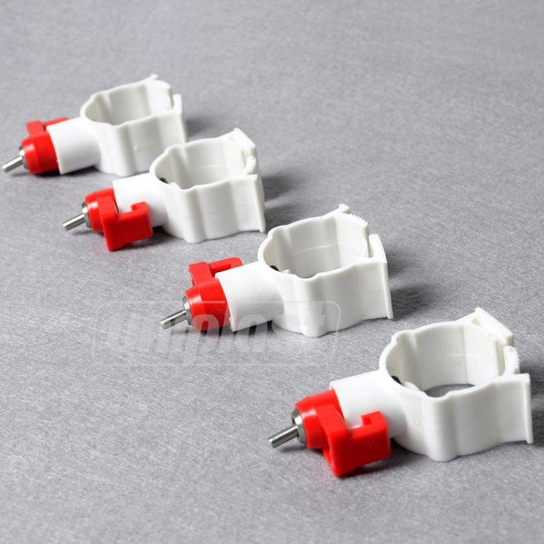 Adapatoare cu niplu 360° A1 din plastic pentru pasari (detinator alb)