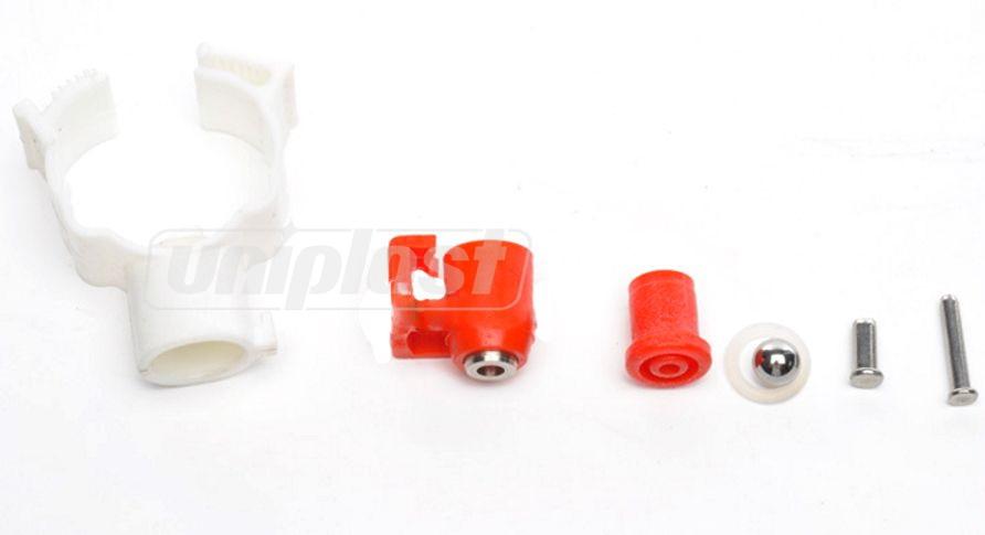 Adapatoare cu niplu 360° A1 din plastic pentru pasari (detinator alb)