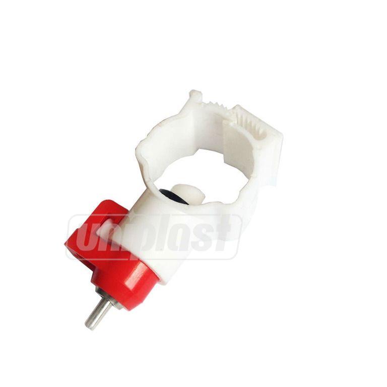 Adapatoare cu niplu 360° A1 din plastic pentru pasari (detinator alb)